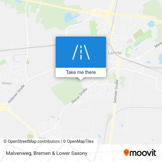 Malvenweg map