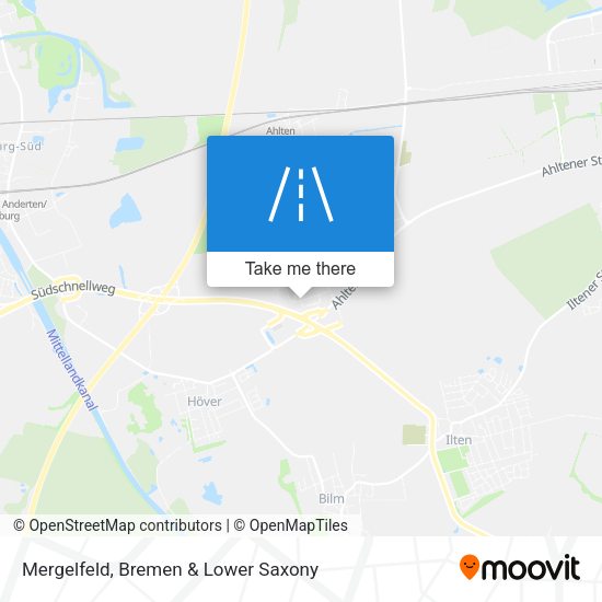 Mergelfeld map