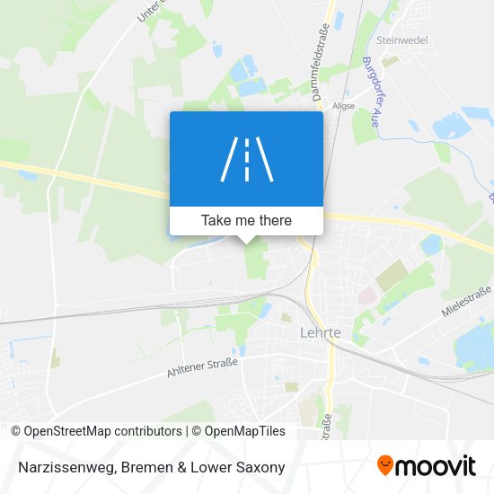 Narzissenweg map