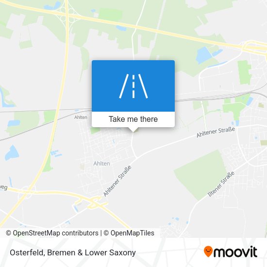 Osterfeld map