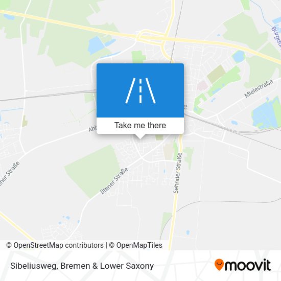 Sibeliusweg map
