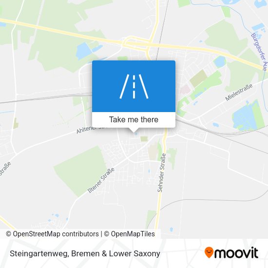 Steingartenweg map