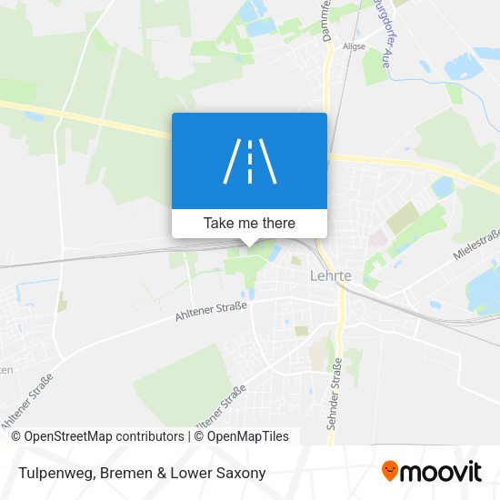 Tulpenweg map