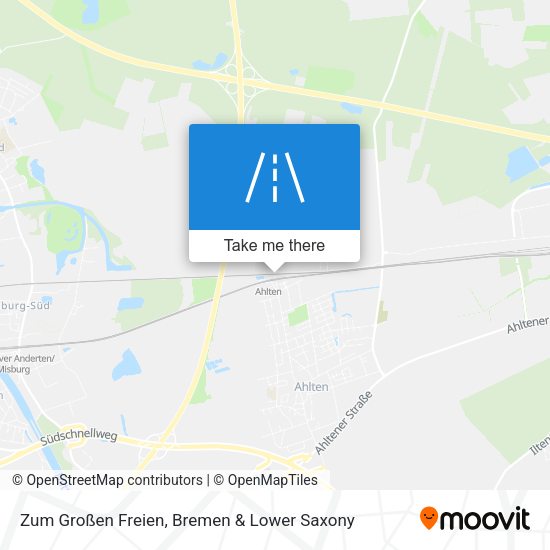 Zum Großen Freien map