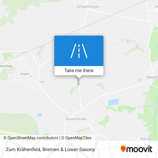 Zum Krähenfeld map
