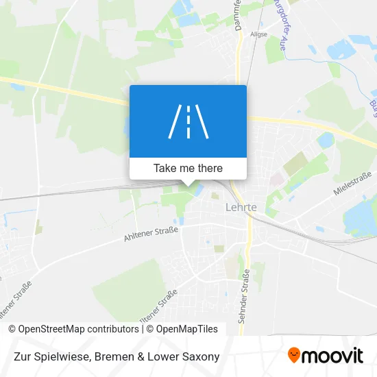 Карта Zur Spielwiese