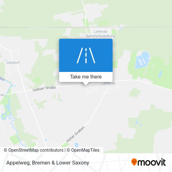 Appelweg map