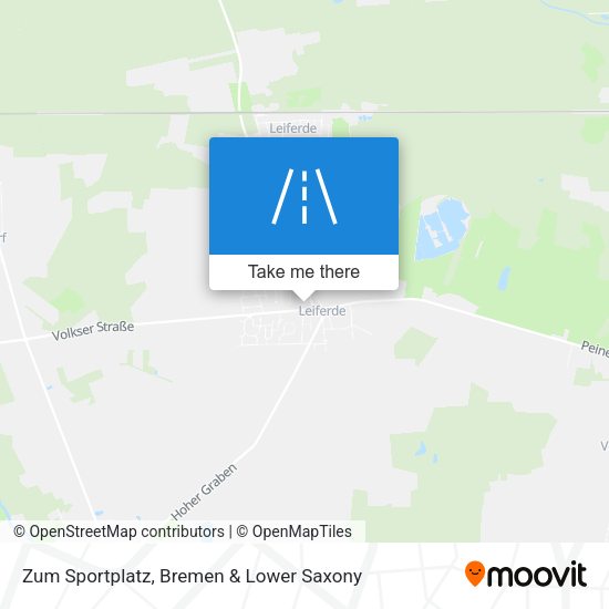 Zum Sportplatz map
