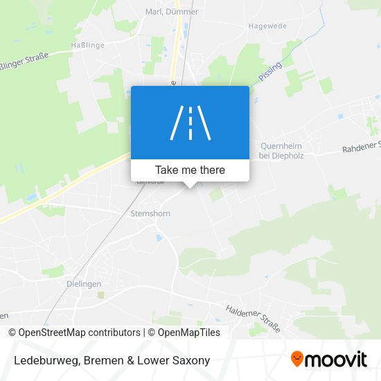Ledeburweg map