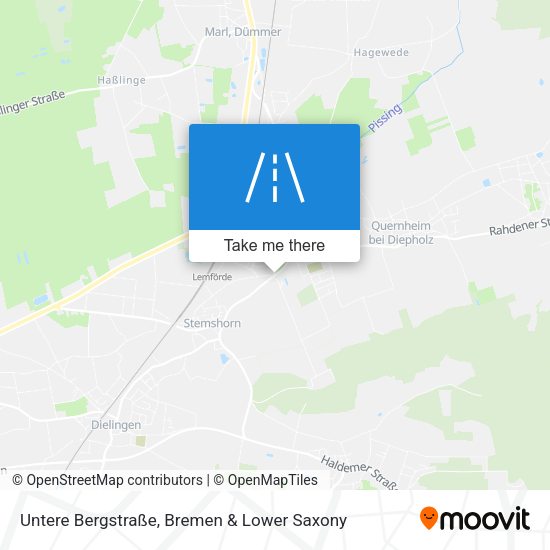 Untere Bergstraße map
