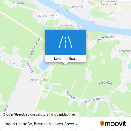 Industriestraße map