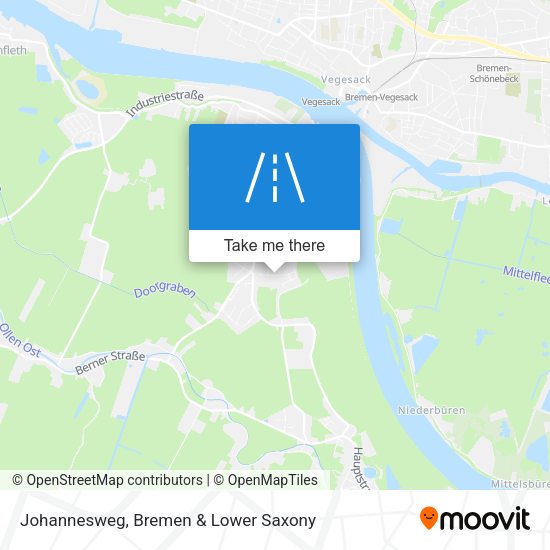 Johannesweg map