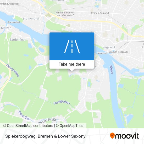 Spiekeroogweg map