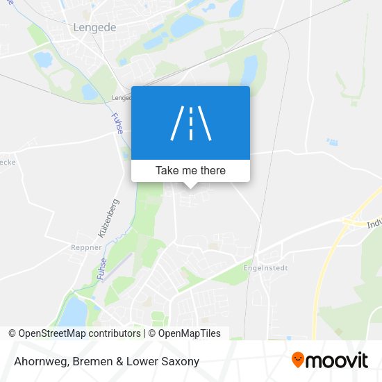 Ahornweg map