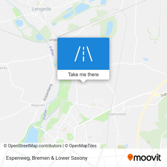 Espenweg map