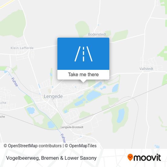 Vogelbeerweg map
