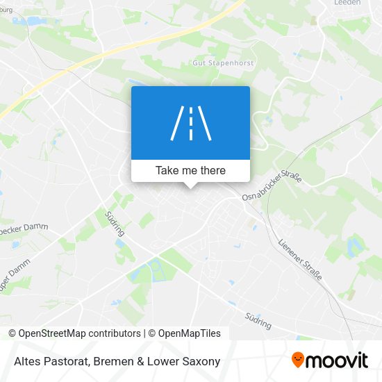 Altes Pastorat map