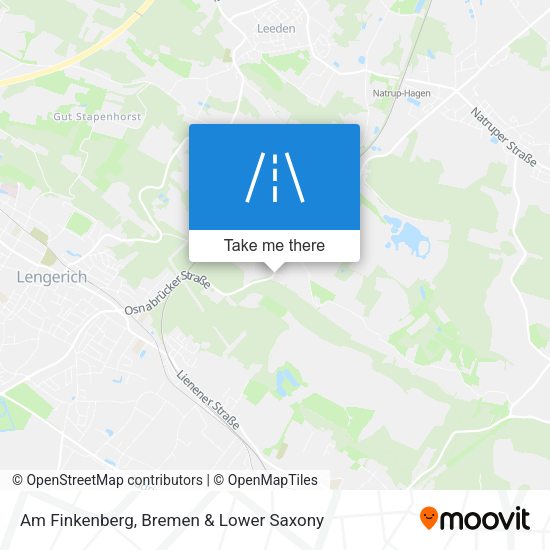 Am Finkenberg map
