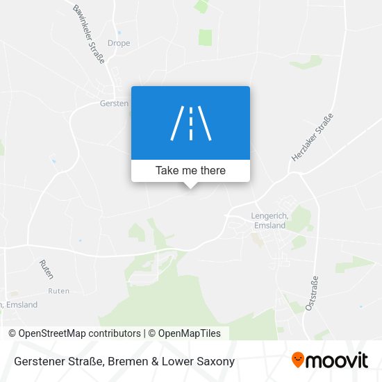Gerstener Straße map