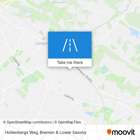 Hollenbergs Weg map