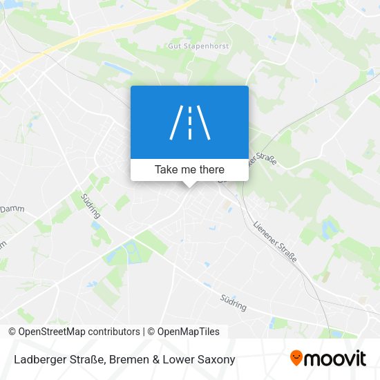 Ladberger Straße map