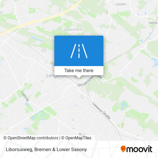 Liboriusweg map
