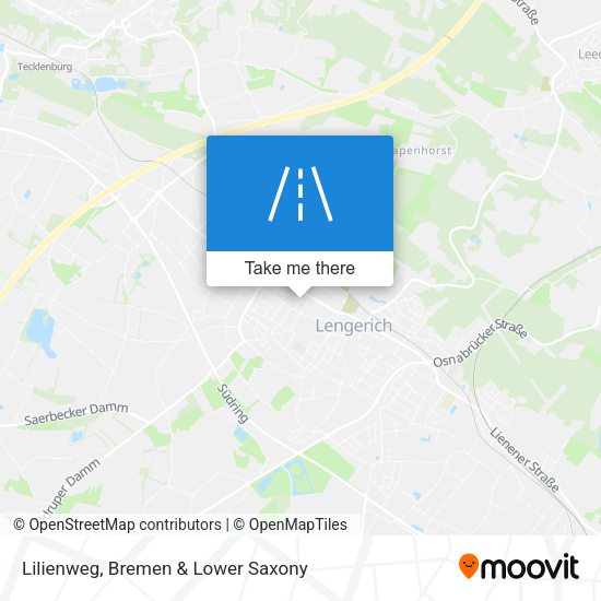 Lilienweg map