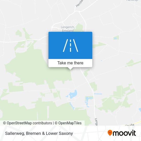 Sallerweg map