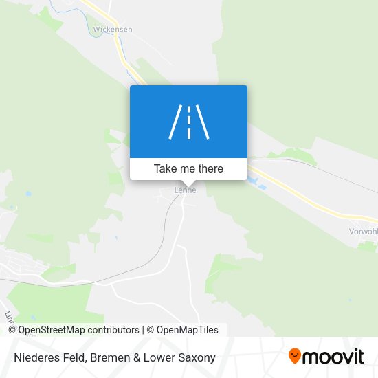 Niederes Feld map