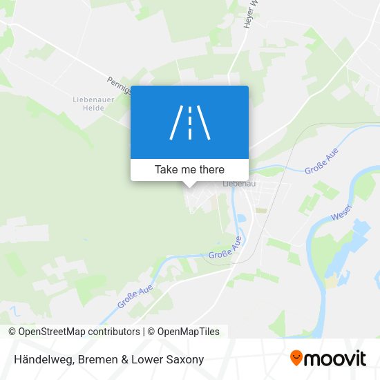Händelweg map