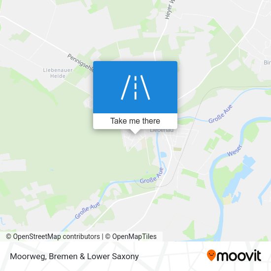 Moorweg map