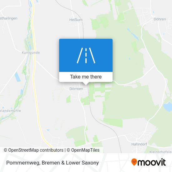Pommernweg map