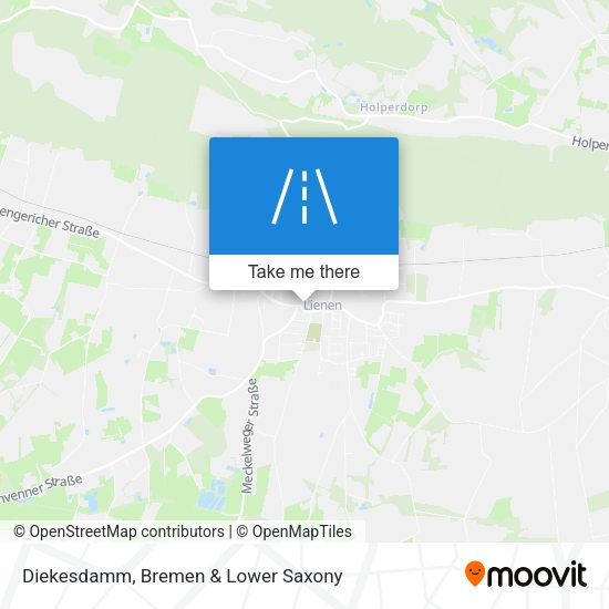 Diekesdamm map