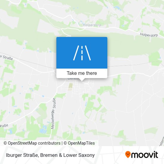 Iburger Straße map