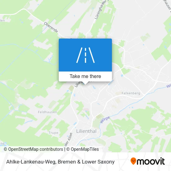 Карта Ahlke-Lankenau-Weg
