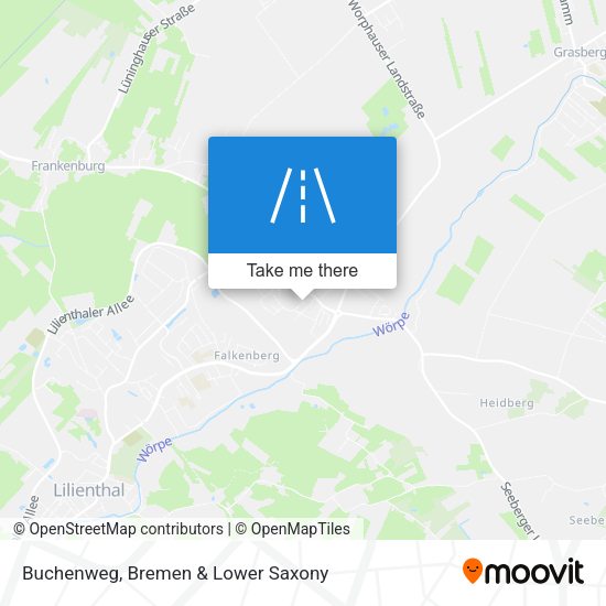 Buchenweg map