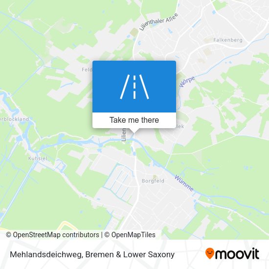 Mehlandsdeichweg map