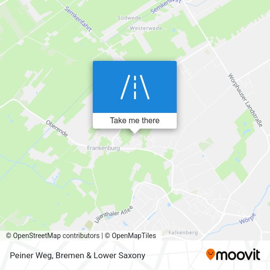 Peiner Weg map