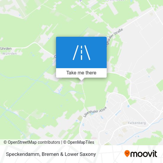 Speckendamm map
