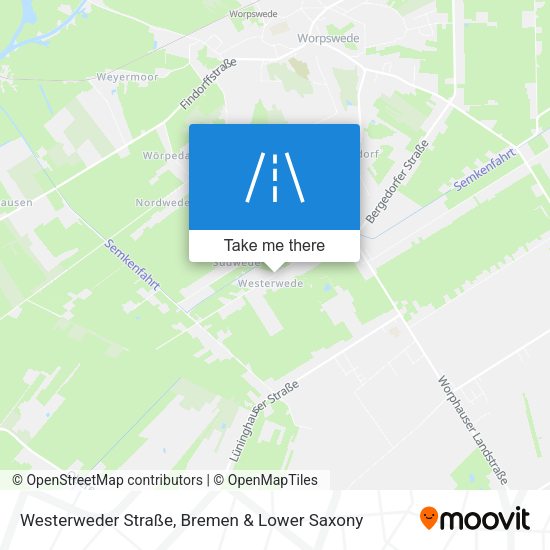 Westerweder Straße map