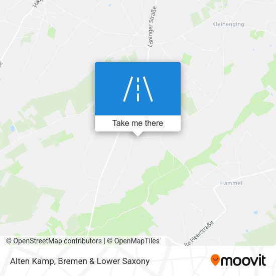 Alten Kamp map