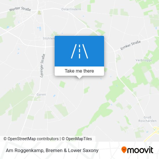 Am Roggenkamp map