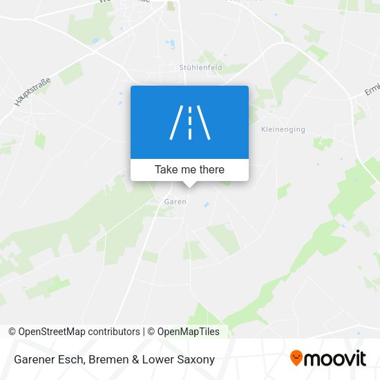 Garener Esch map