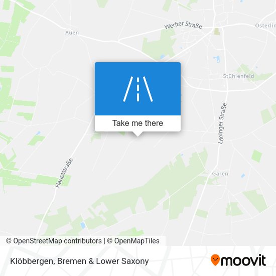Klöbbergen map