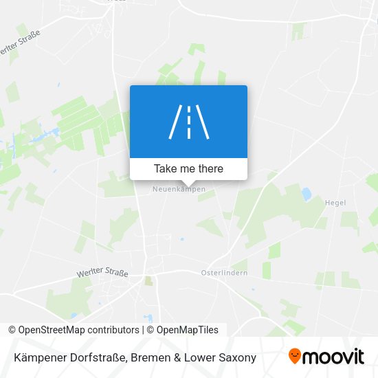 Kämpener Dorfstraße map