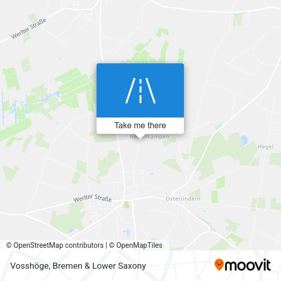 Vosshöge map