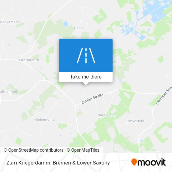 Zum Kriegerdamm map