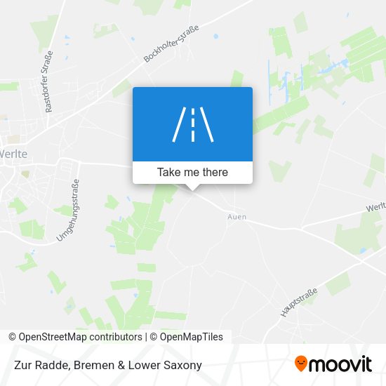 Zur Radde map