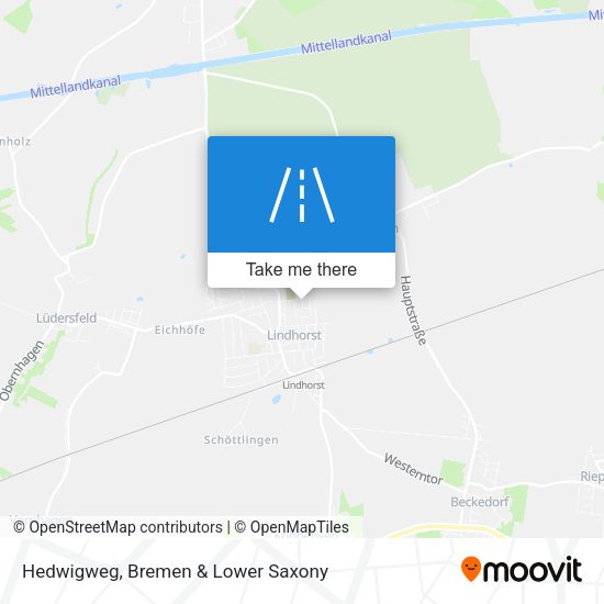 Hedwigweg map