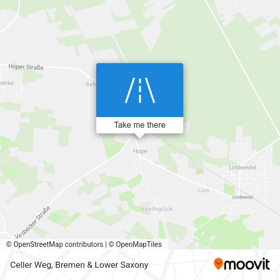Celler Weg map